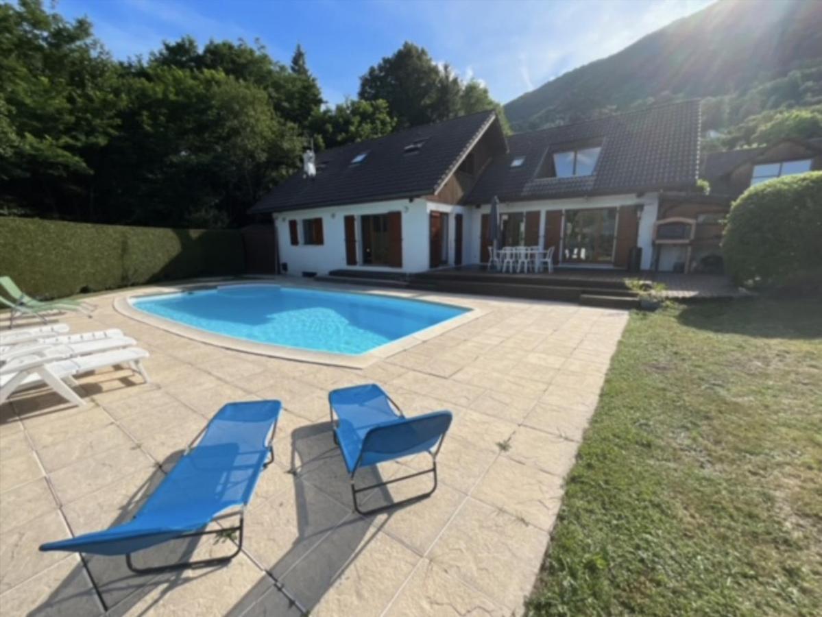 Villa Avec Piscine, Vue Lac Et Montagne Sévrier Exteriör bild